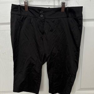 Elegant Black Women's Bermuda Shorts